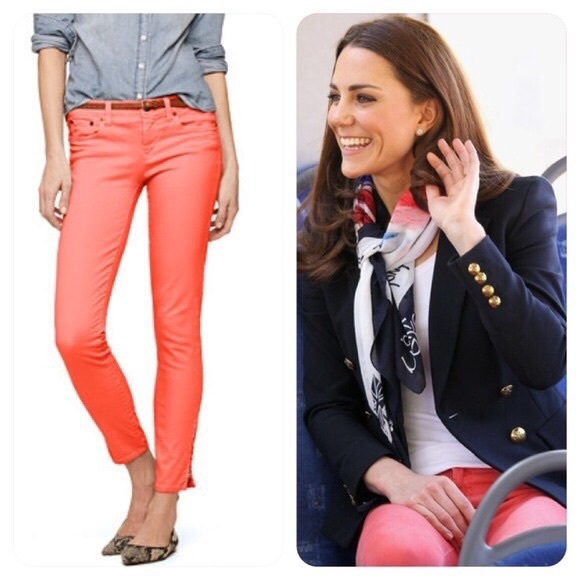 BNWT JCrew Neon Pink Jeans - Picture 2 of 11